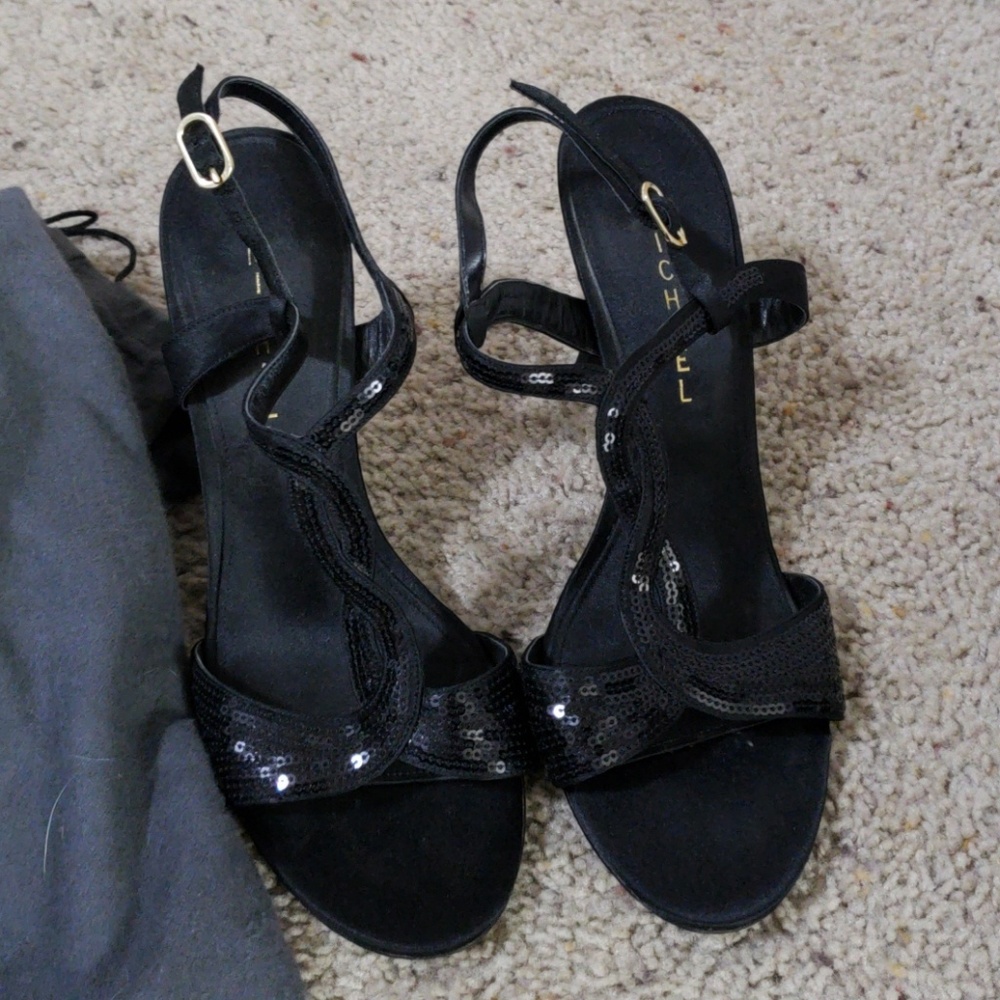 Michael Shannon sparkle heels